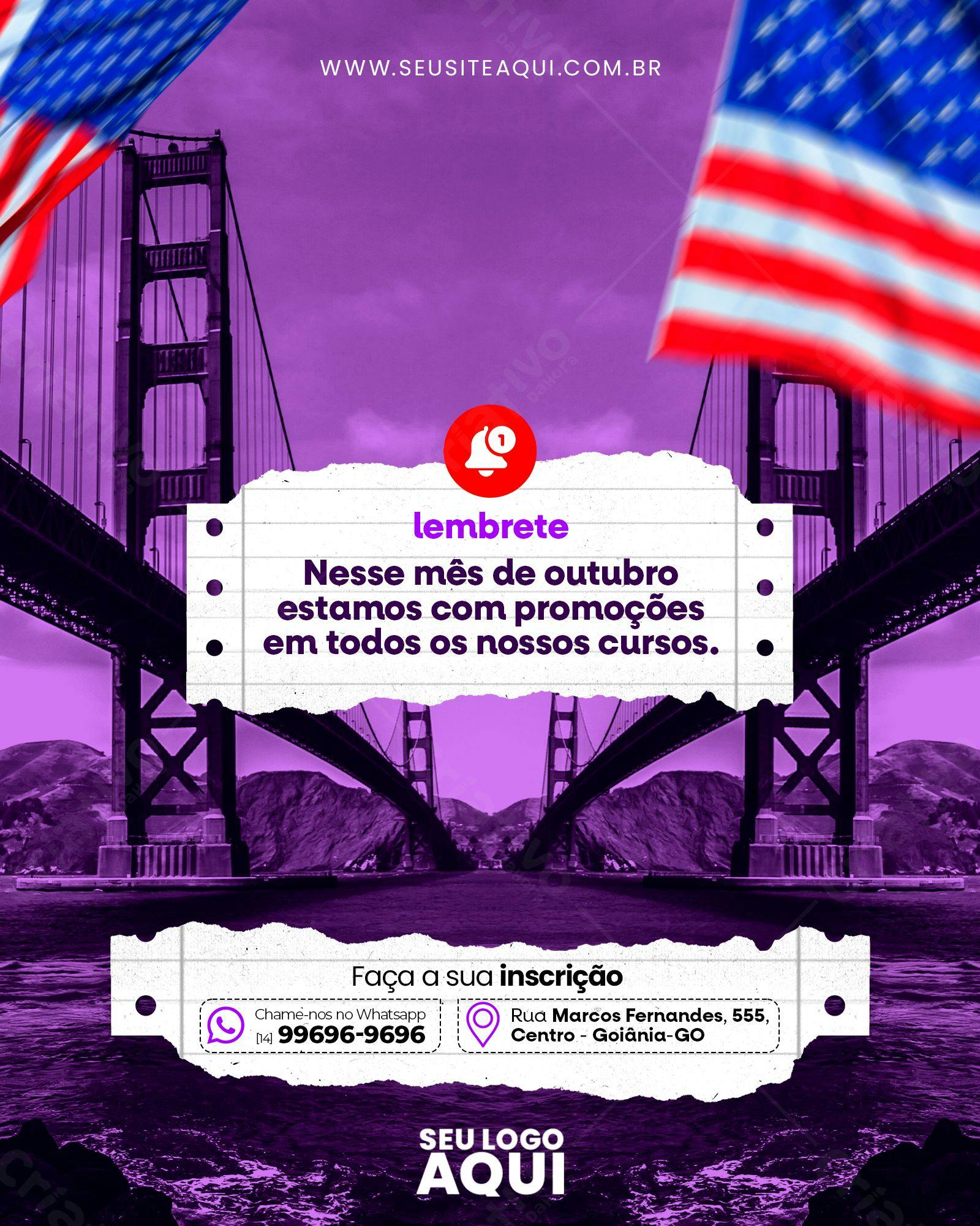 Banner Instagram Promoção Outubro PSD Editável