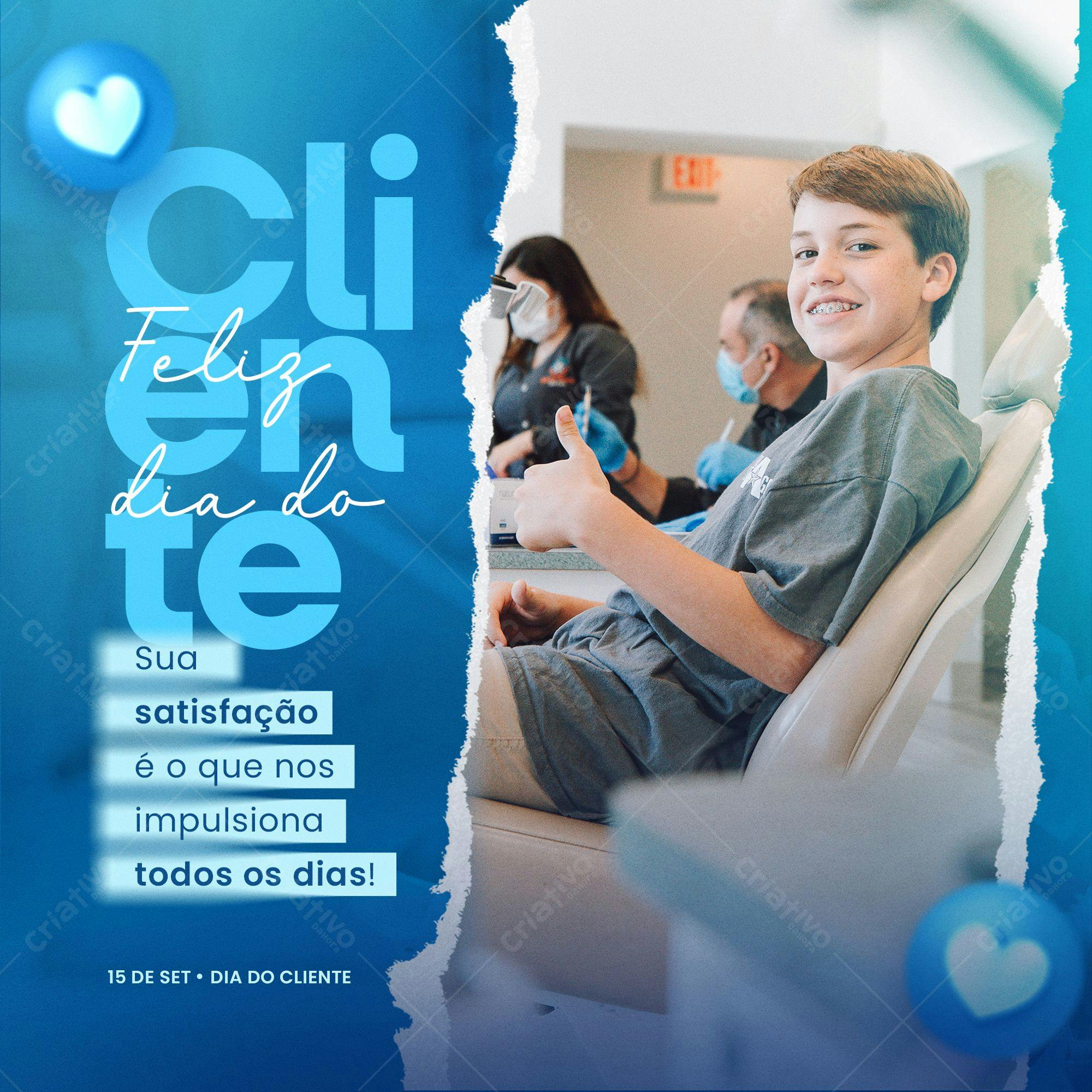 Post para Dia do Cliente PSD Editável