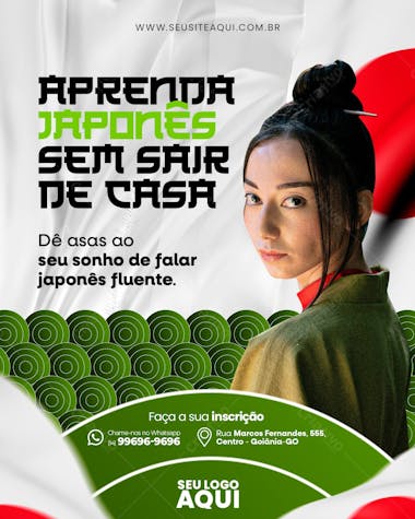 Feed aulas de japonês idiomas