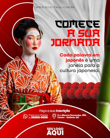 Feed aulas de japonês idiomas