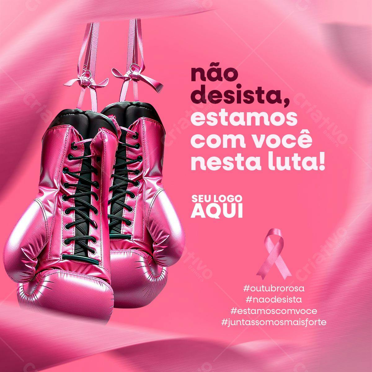 Post para Outubro Rosa PSD Editável