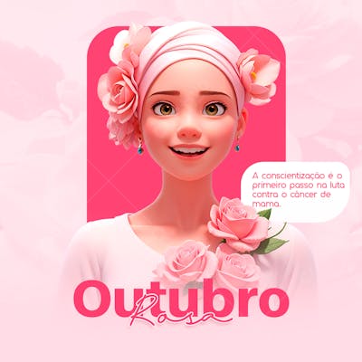 Post Outubro Rosa Social Media