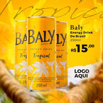 Bebida baly tropical puro sabor