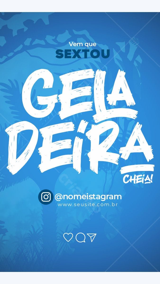 Post para Redes Sociais Sexta-Feira PSD Editável