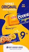 Story cookies original marilan supermercados social media psd editável