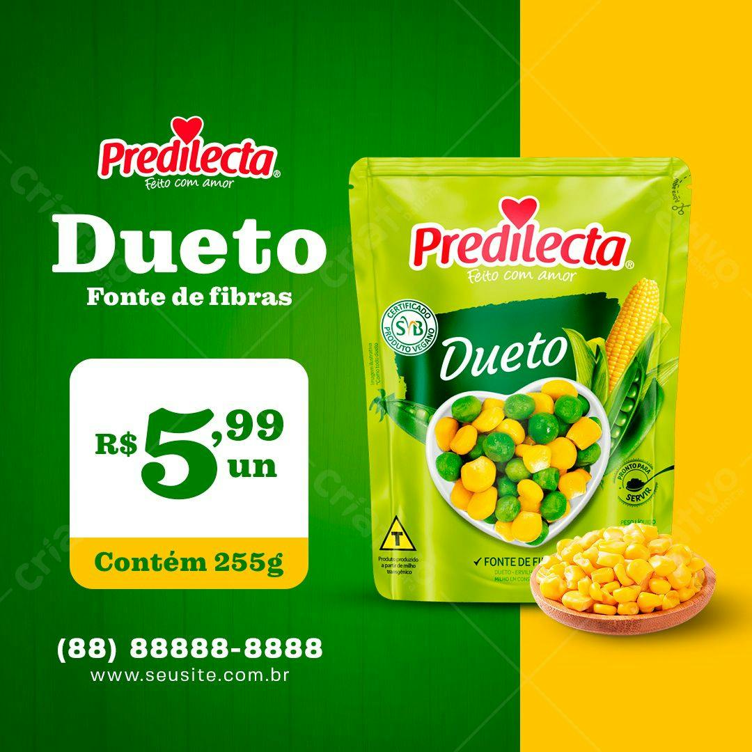 Modelo de Embalagem para Produto Alimentício PSD Editável