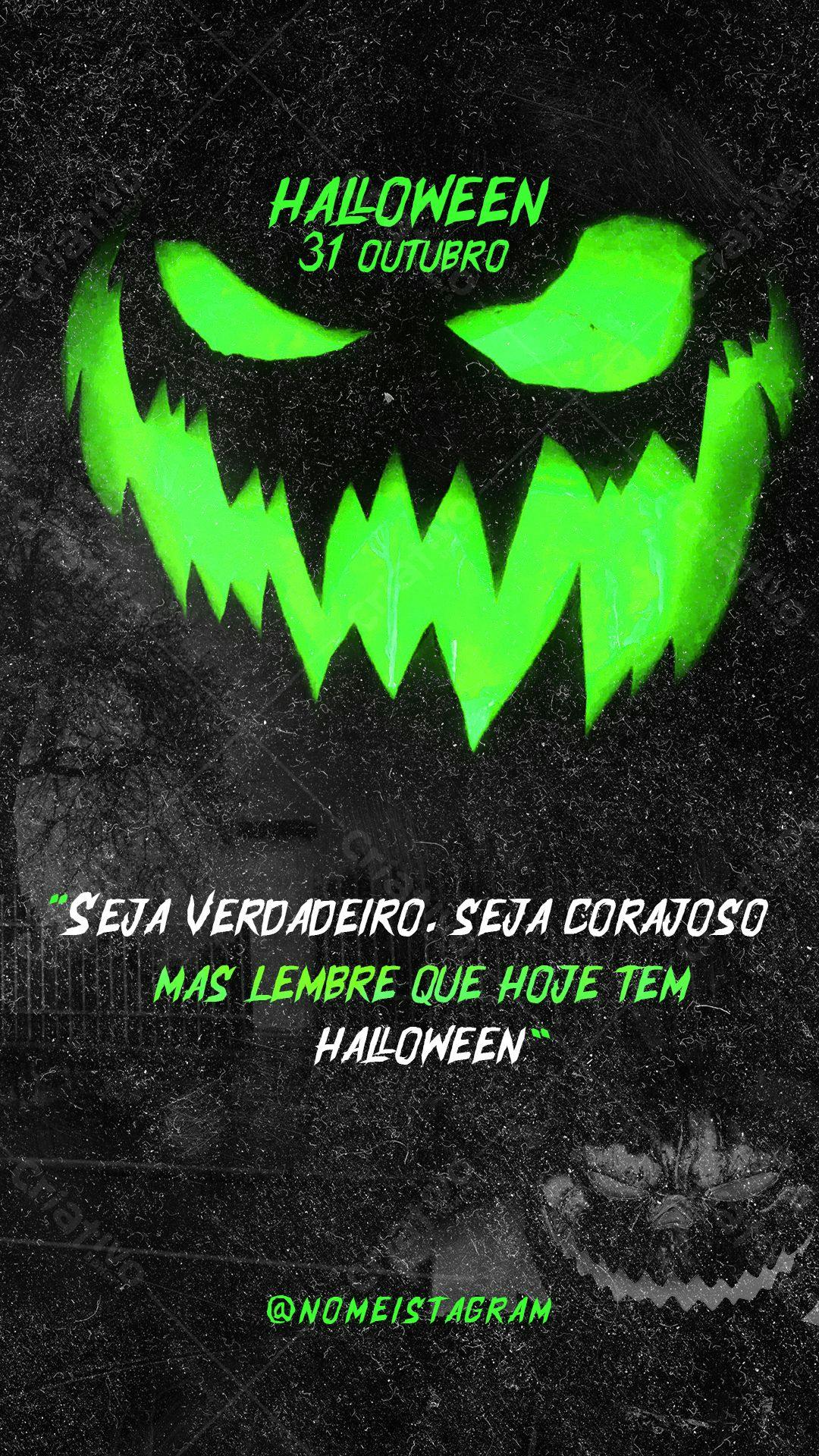 Arte para Festa de Halloween PSD Editável