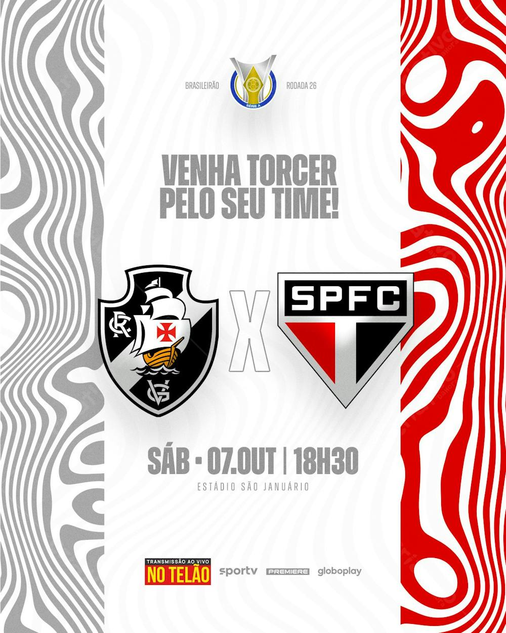 Post   Rodada 26   Brasileirão   Vas X Spo