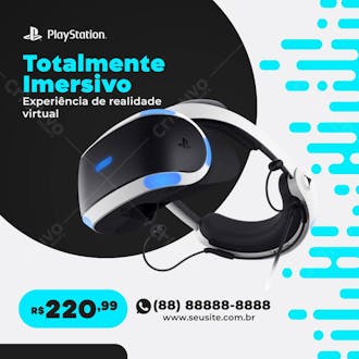 Experiência de realidade virtual informática psd editável