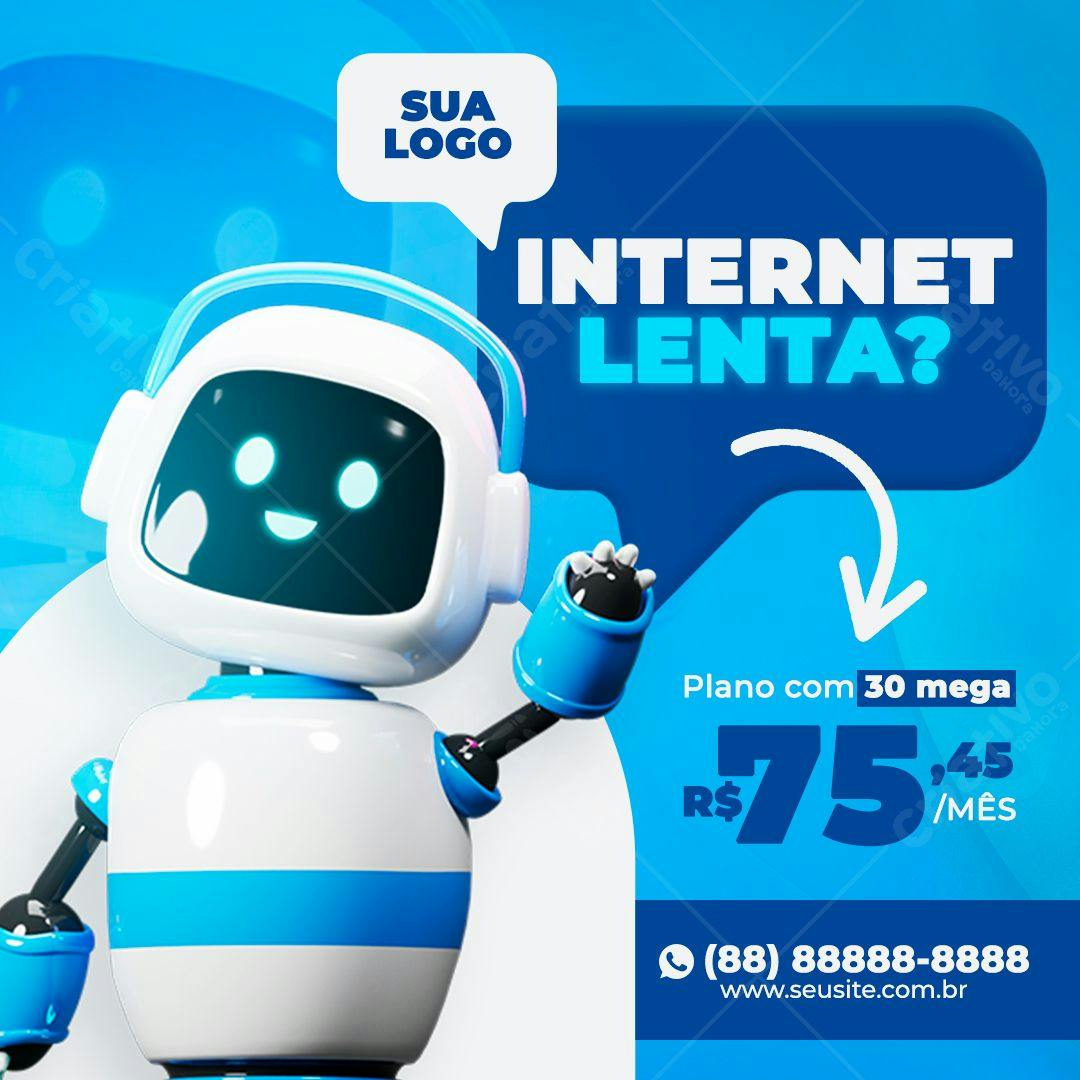 Banner para Propaganda de Internet PSD Editável