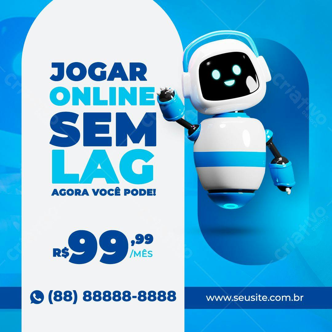 Banner para Propaganda de Internet PSD Editável