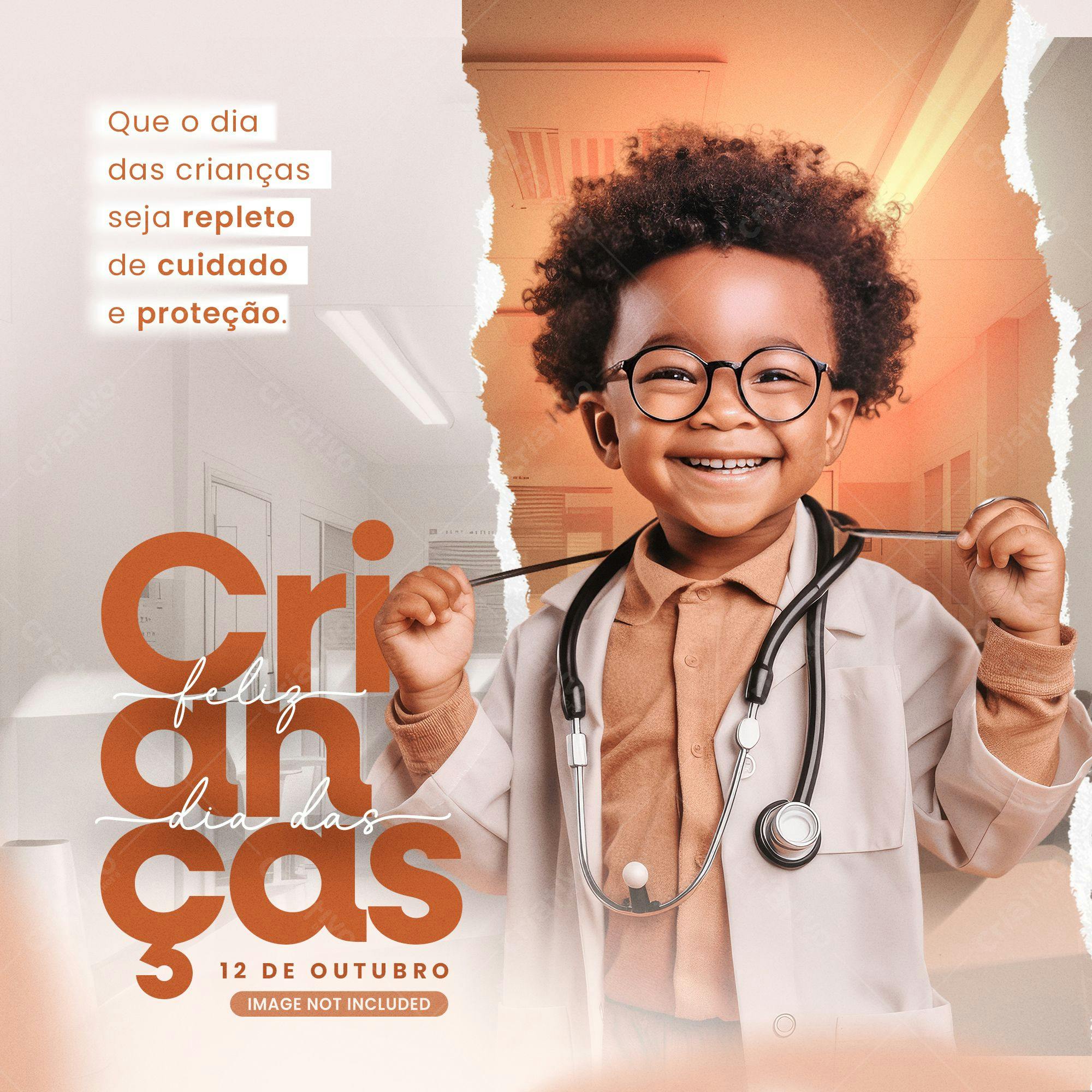 Post para Dia das Crianças PSD Editável