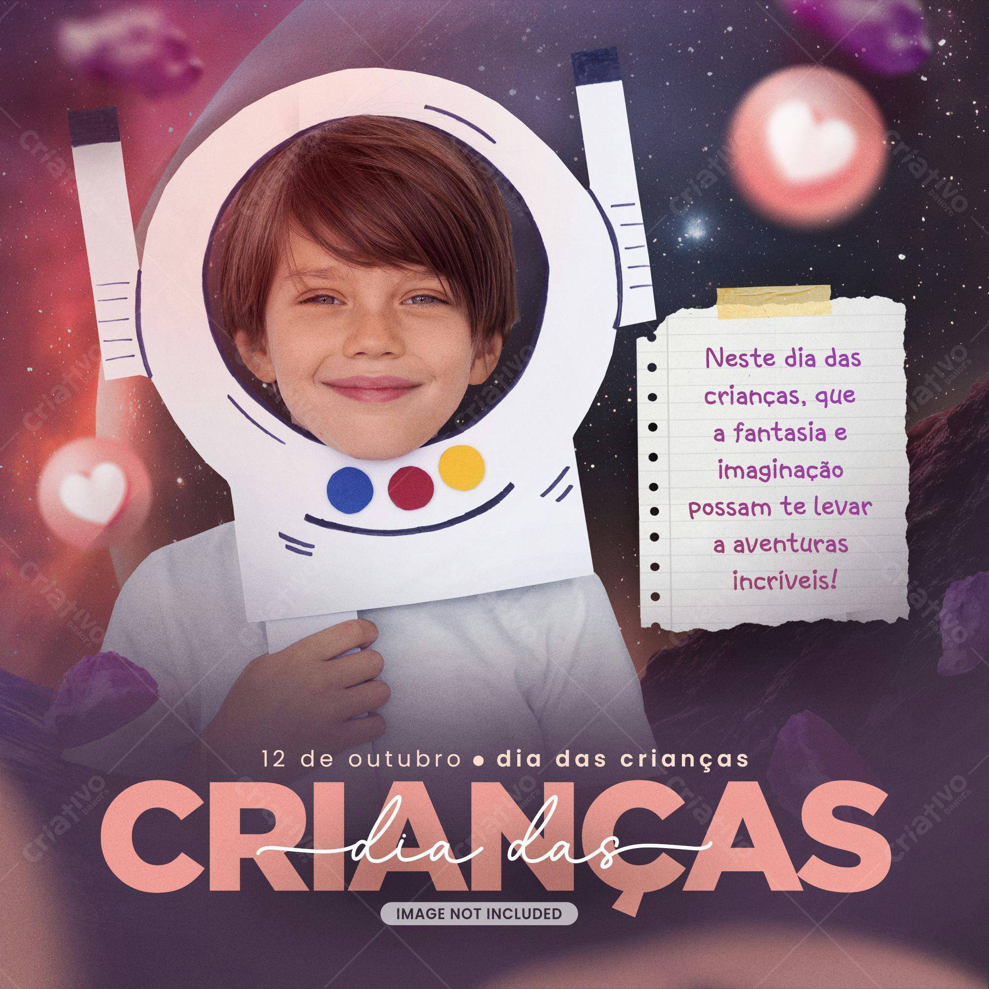 Post para Dia das Crianças PSD Editável