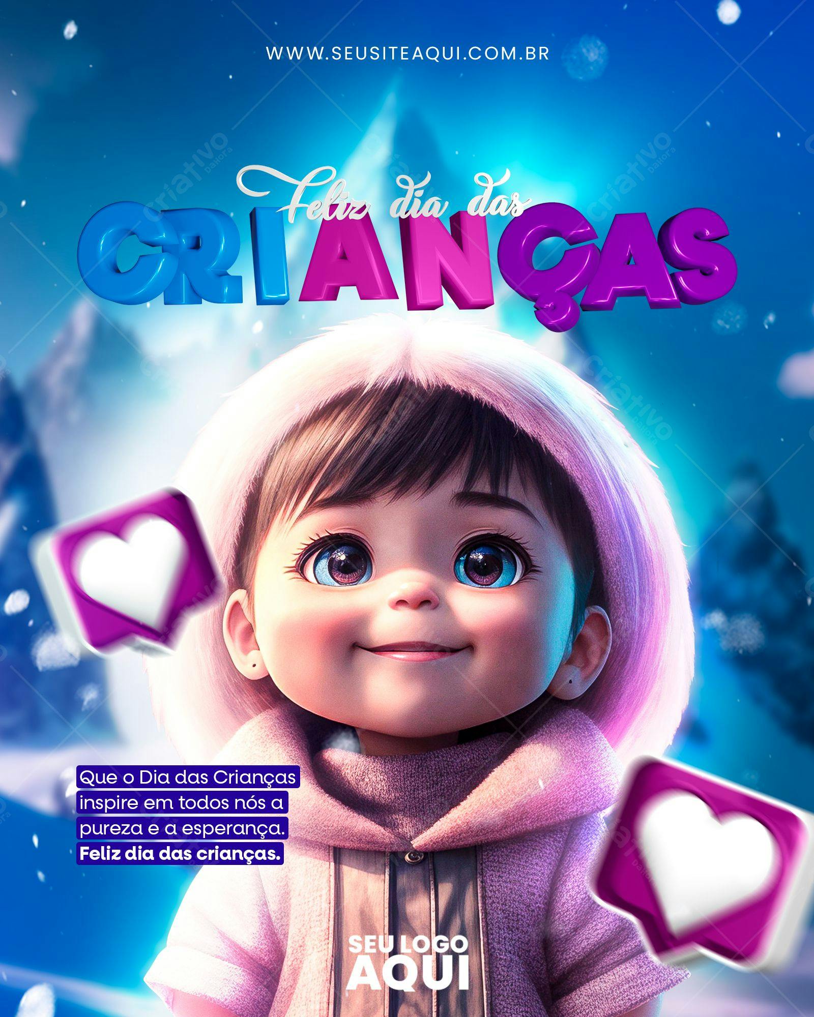 Banner Dia das Crianças PSD Editável