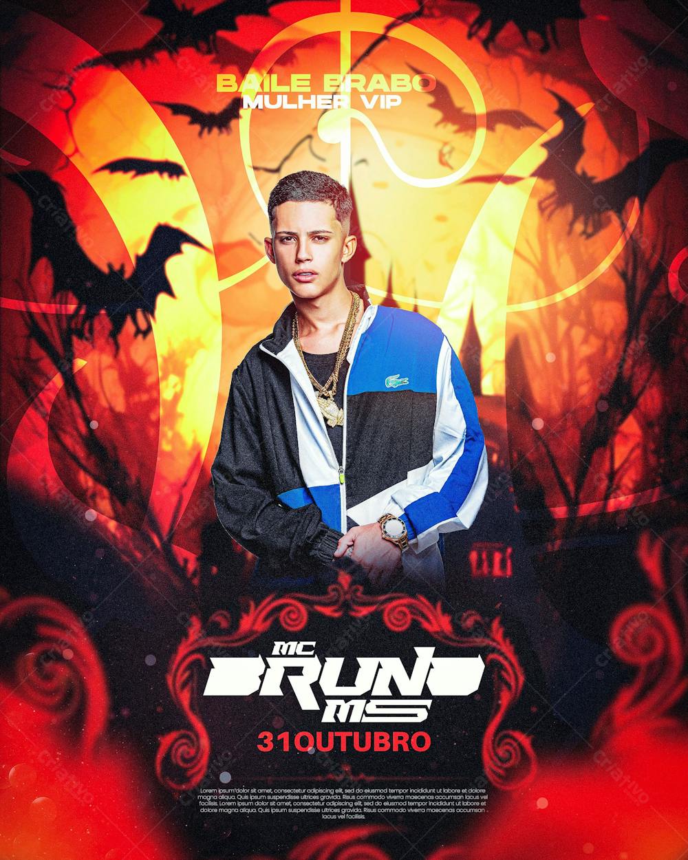 Flyer De Halloween Mc Bruno Ms Feed