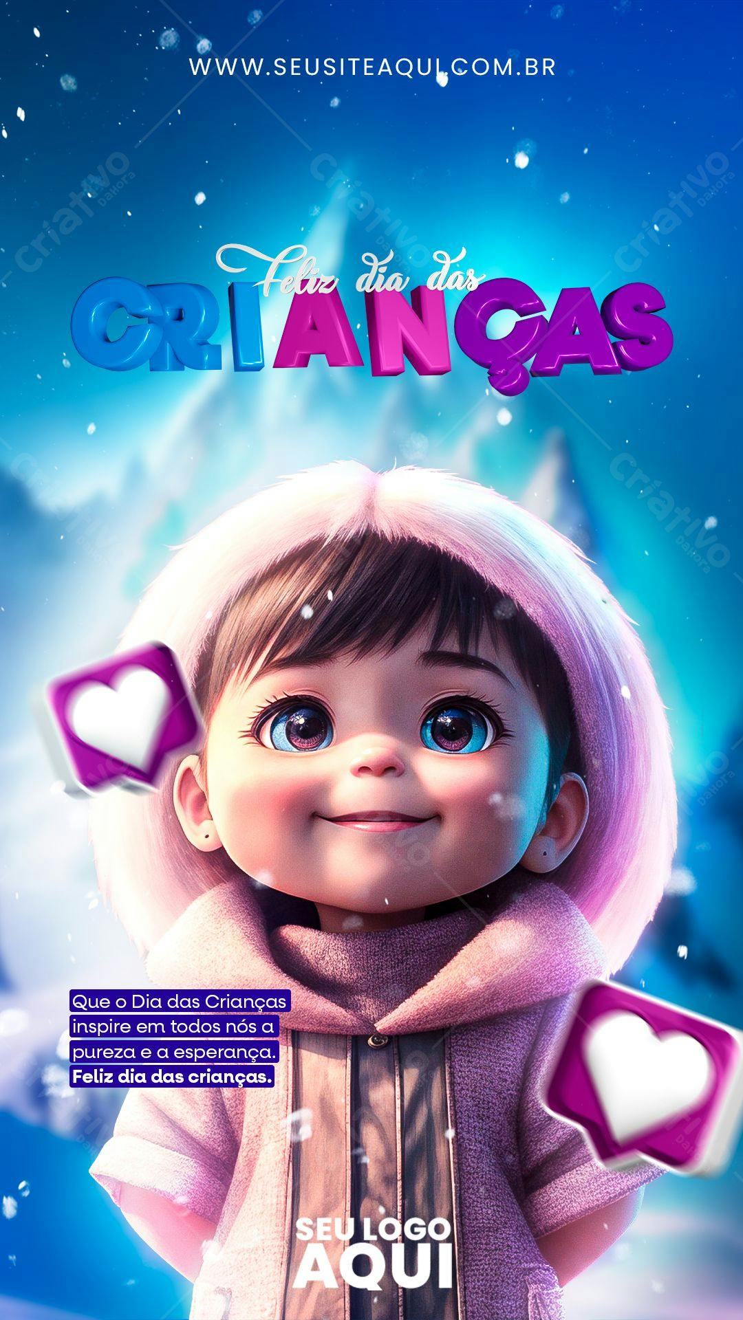Banner Dia das Crianças PSD Editável