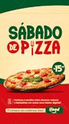 Stories sábado de pizza pizzaria social media psd editável