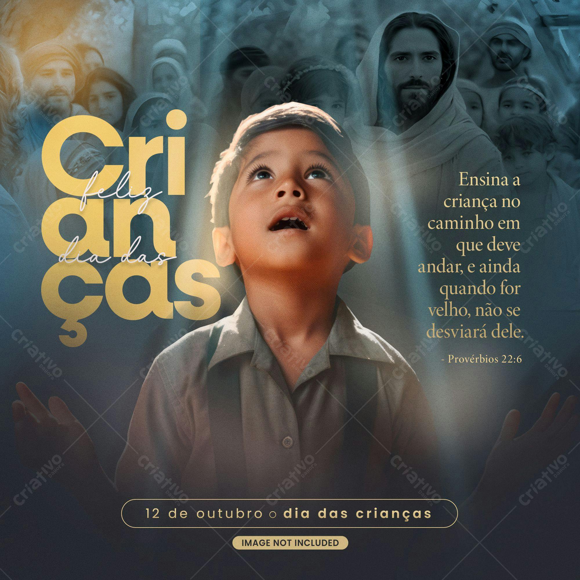 Post para Dia das Crianças PSD Editável