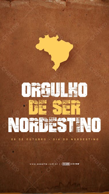 Story dia do nordestino orgulho de ser nordestino