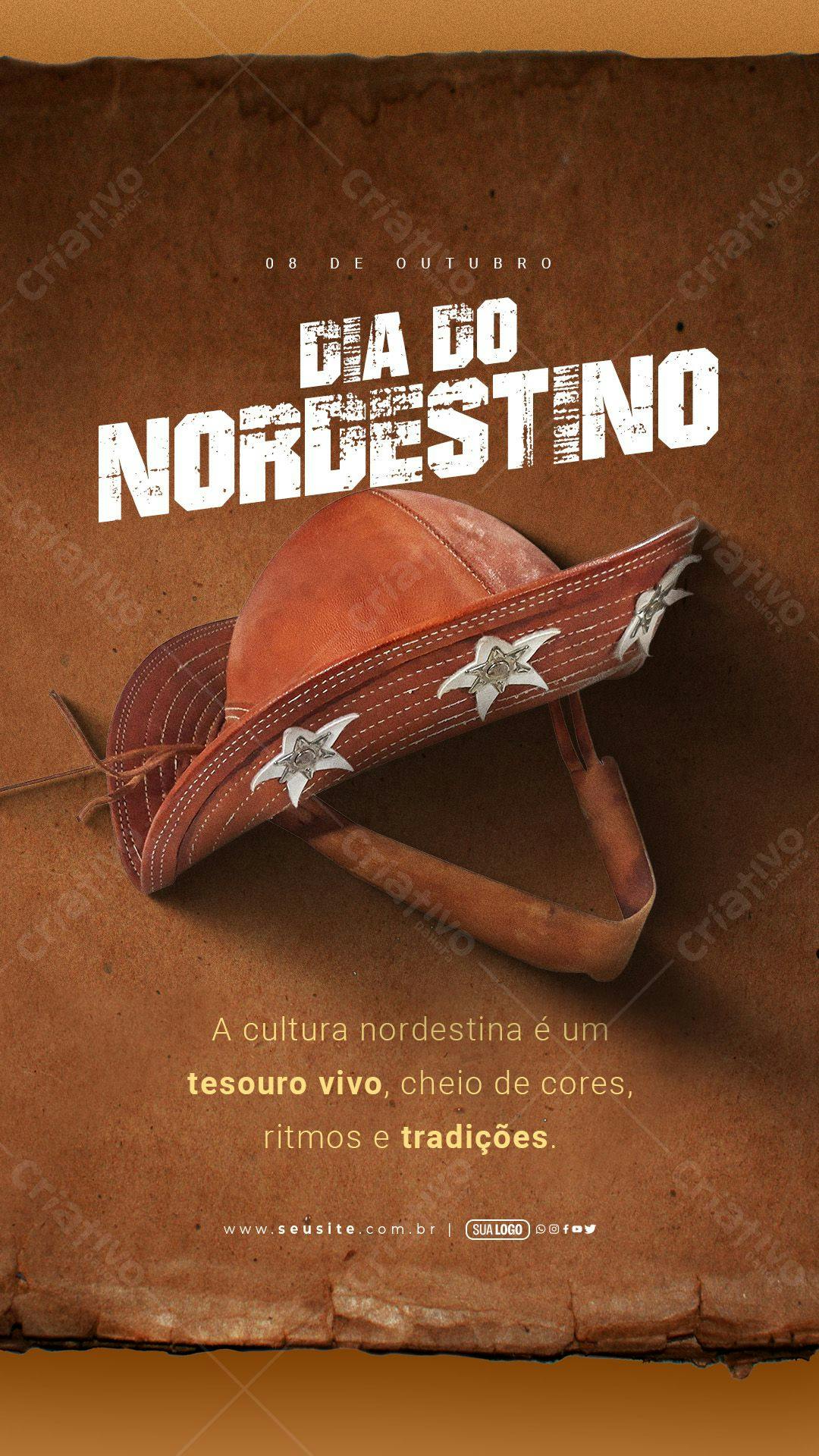 PSD para o Dia do Nordestino PSD Editável
