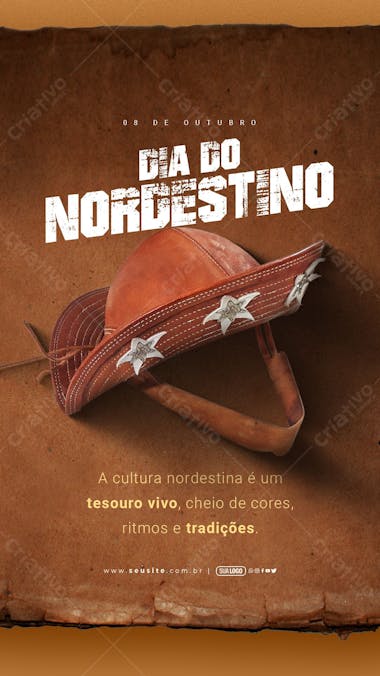 Story dia do nordestino terouro de tradições