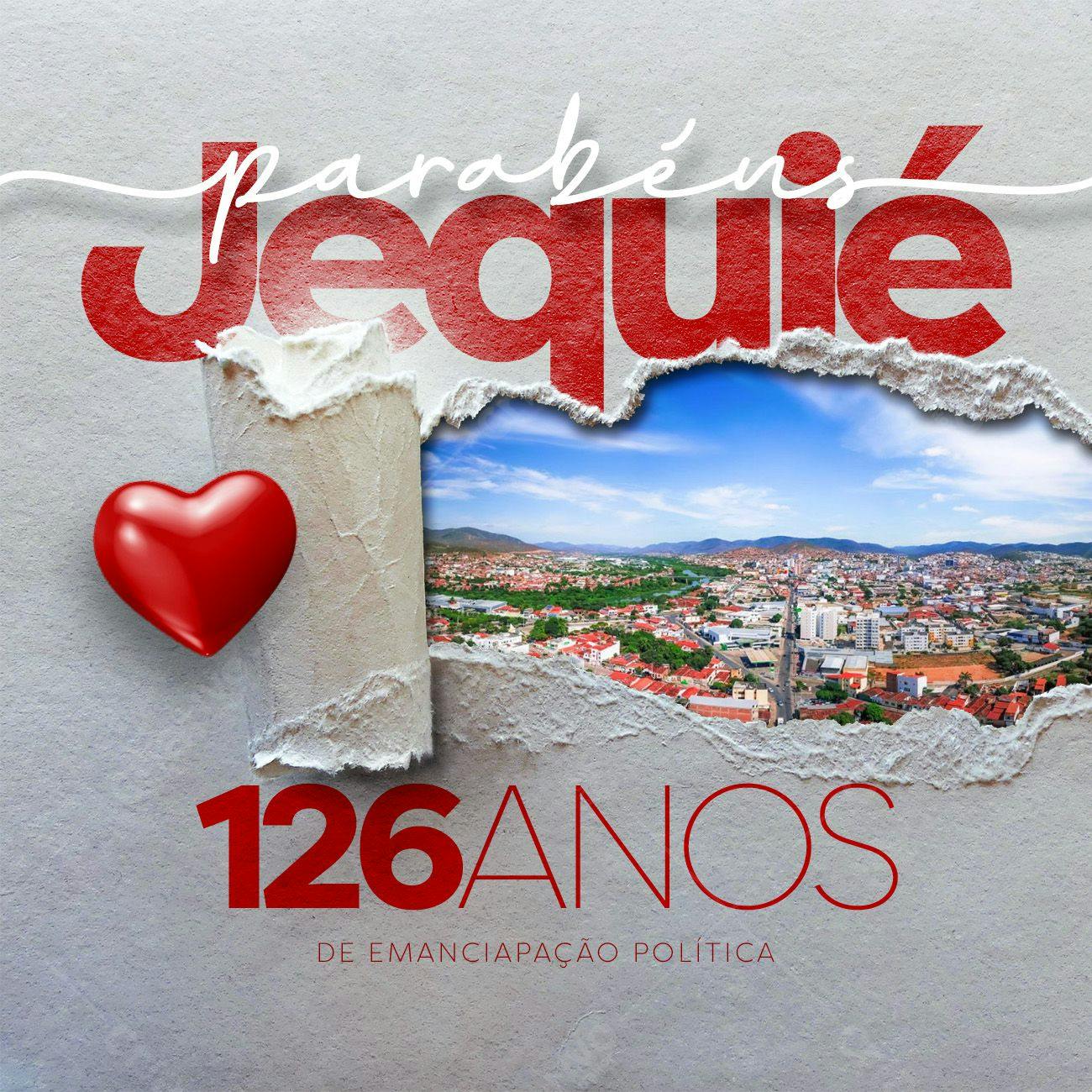 Imagem para Aniversário de Jequié PSD Editável