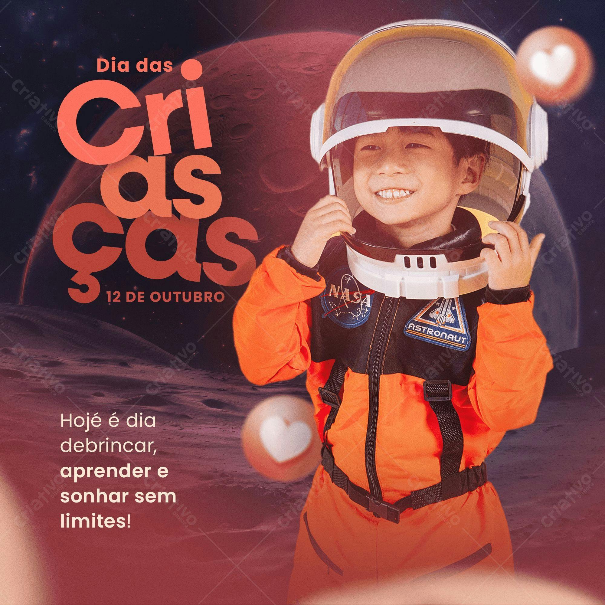 Post para Dia das Crianças PSD Editável