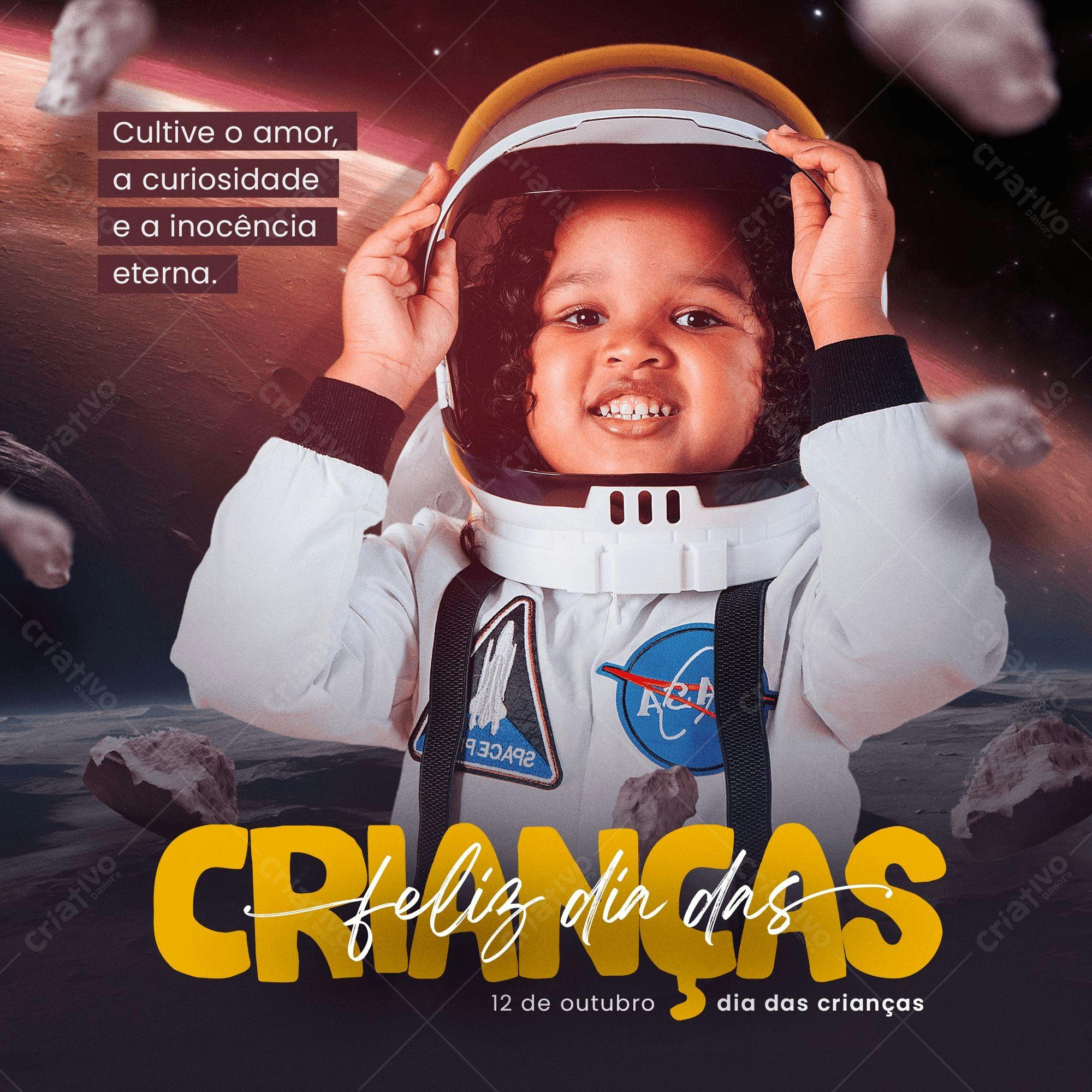 Post para Dia das Crianças PSD Editável