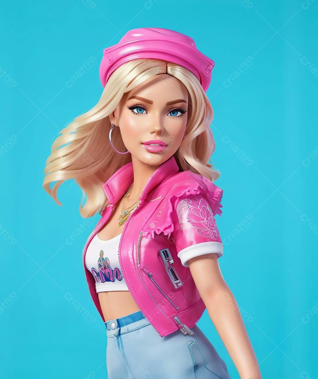 Barbie Fashion Rosa e Azul