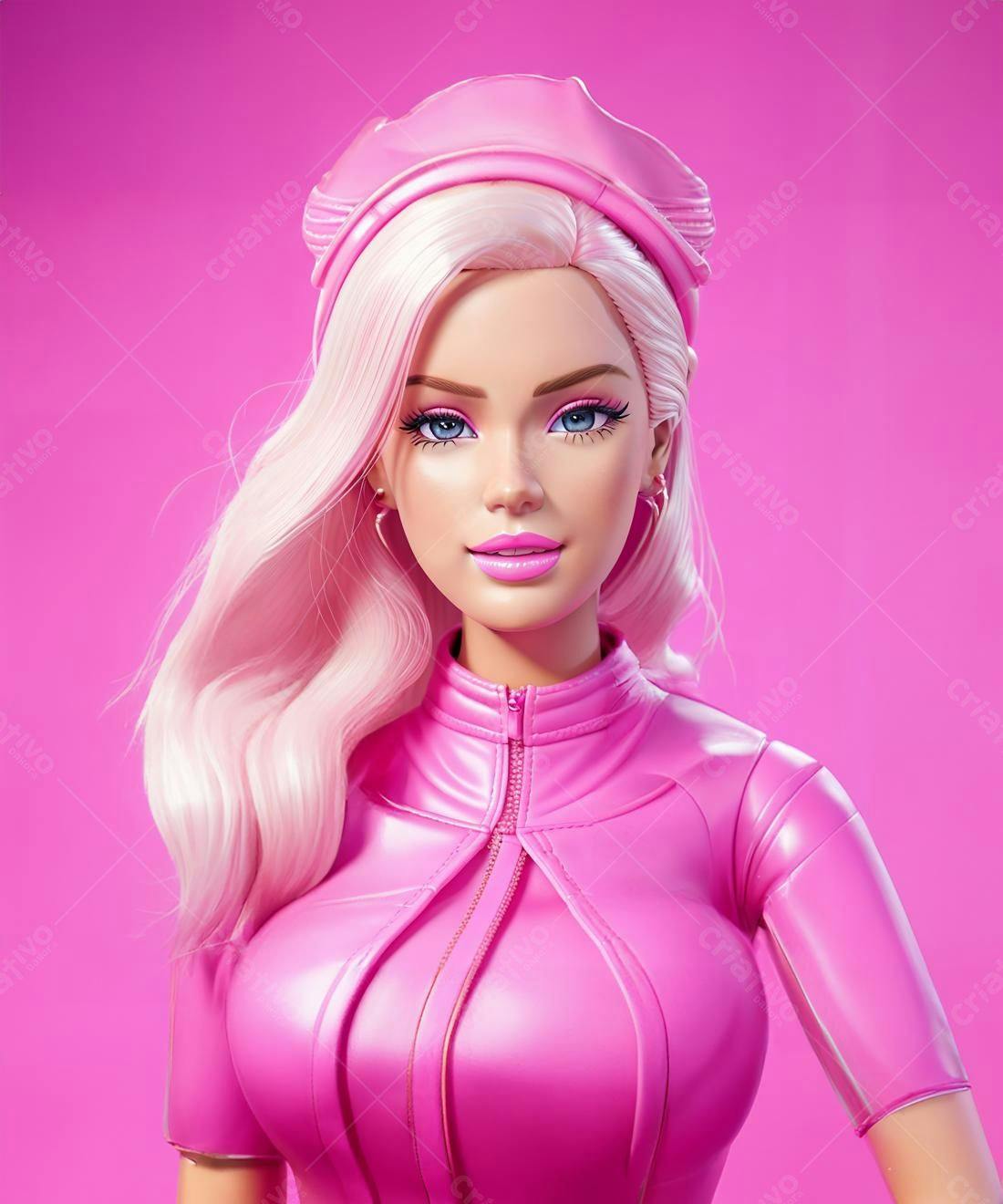 Boneca Barbie Rosa em Look Moderno