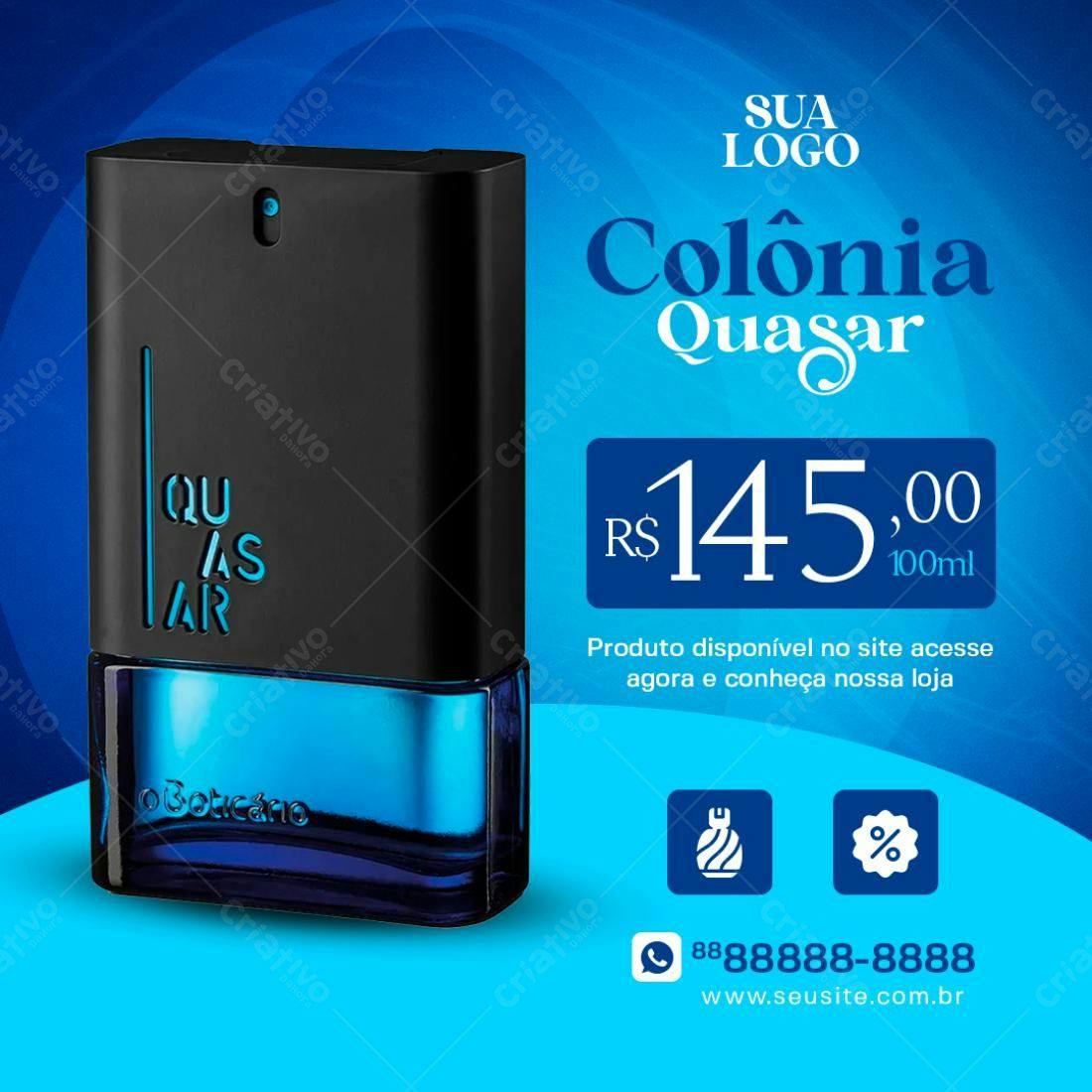 Banner para Colônia Quasar PSD Editável