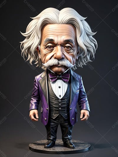 Albert Einstein 3D, personagem
