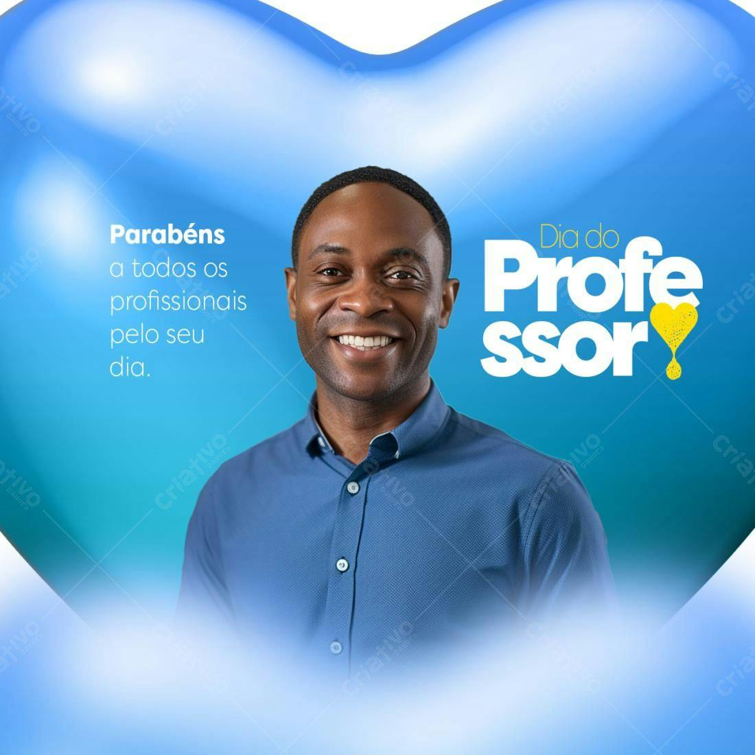 Postagem Dia do Professor PSD Editável