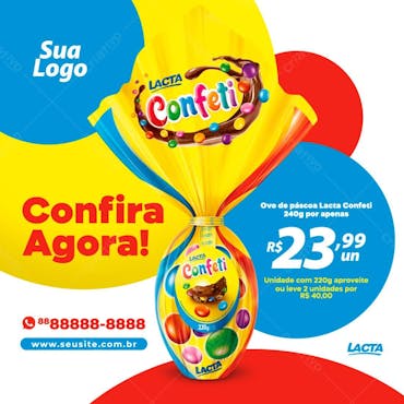 Confira Agora Nossas Ofertas De Páscoa Psd Editável