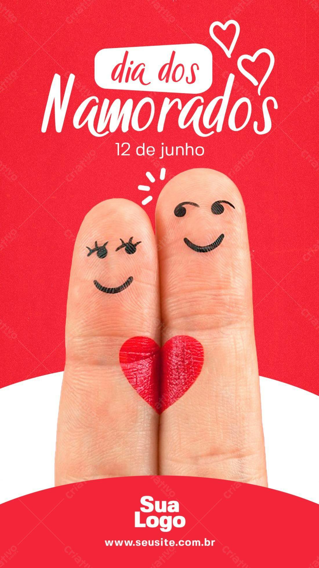 Flyer Dia dos Namorados PSD Editável