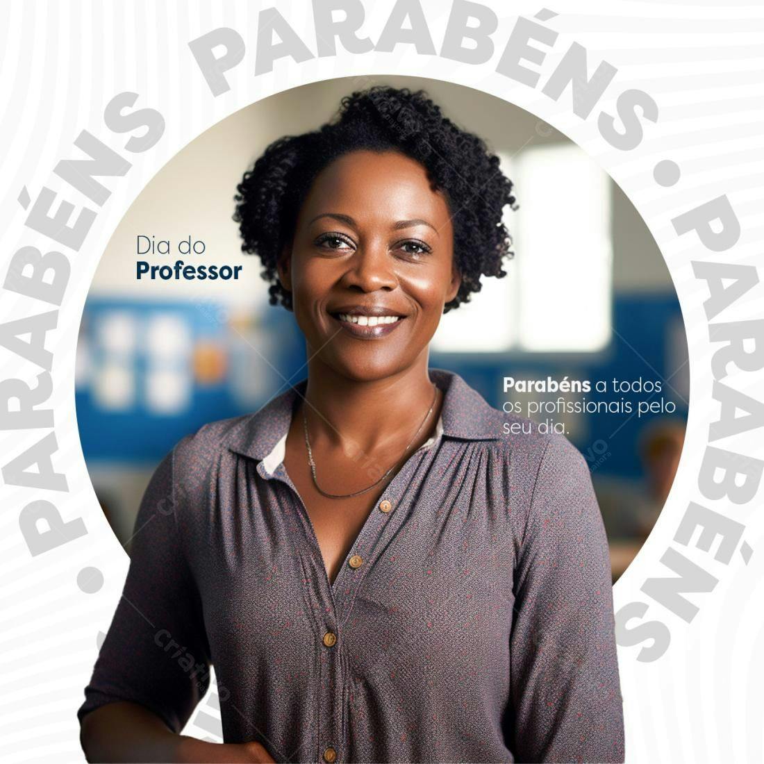 Postagem Dia do Professor PSD Editável