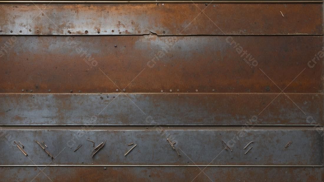 Textura Metálica Oxidada para Fundo Industrial