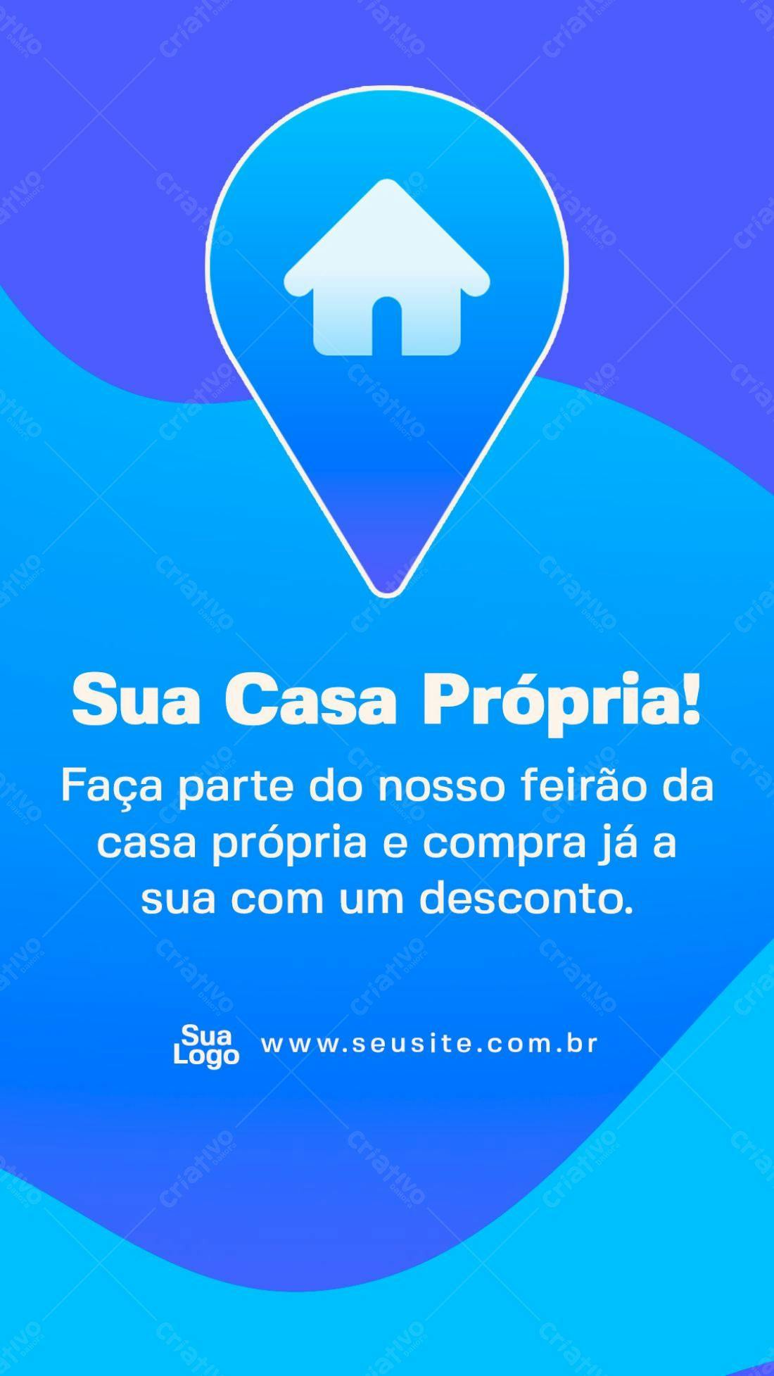 Flyer para Feirão da Casa Própria PSD Editável