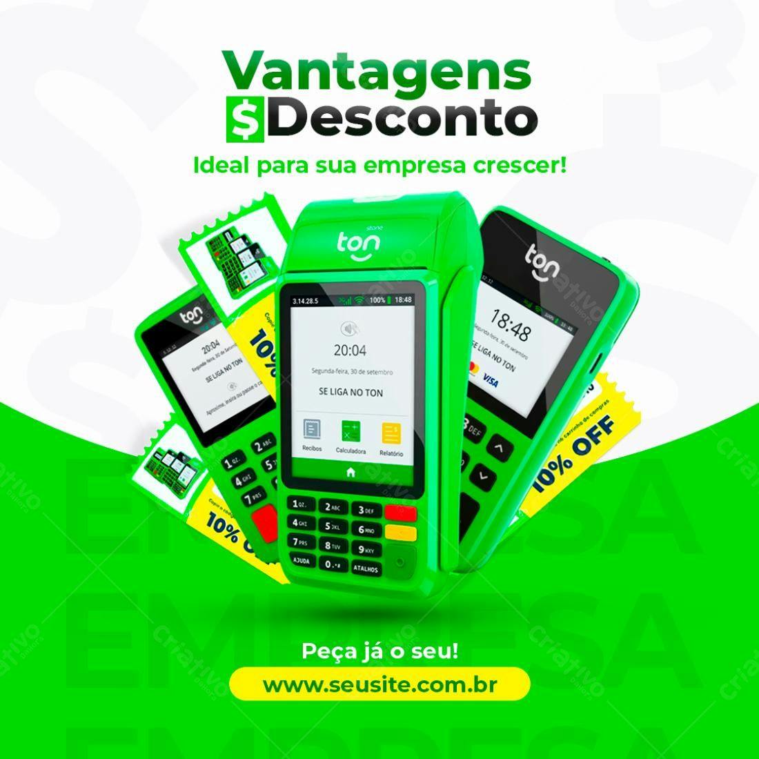Banner Promoção 10% Desconto PSD Editável