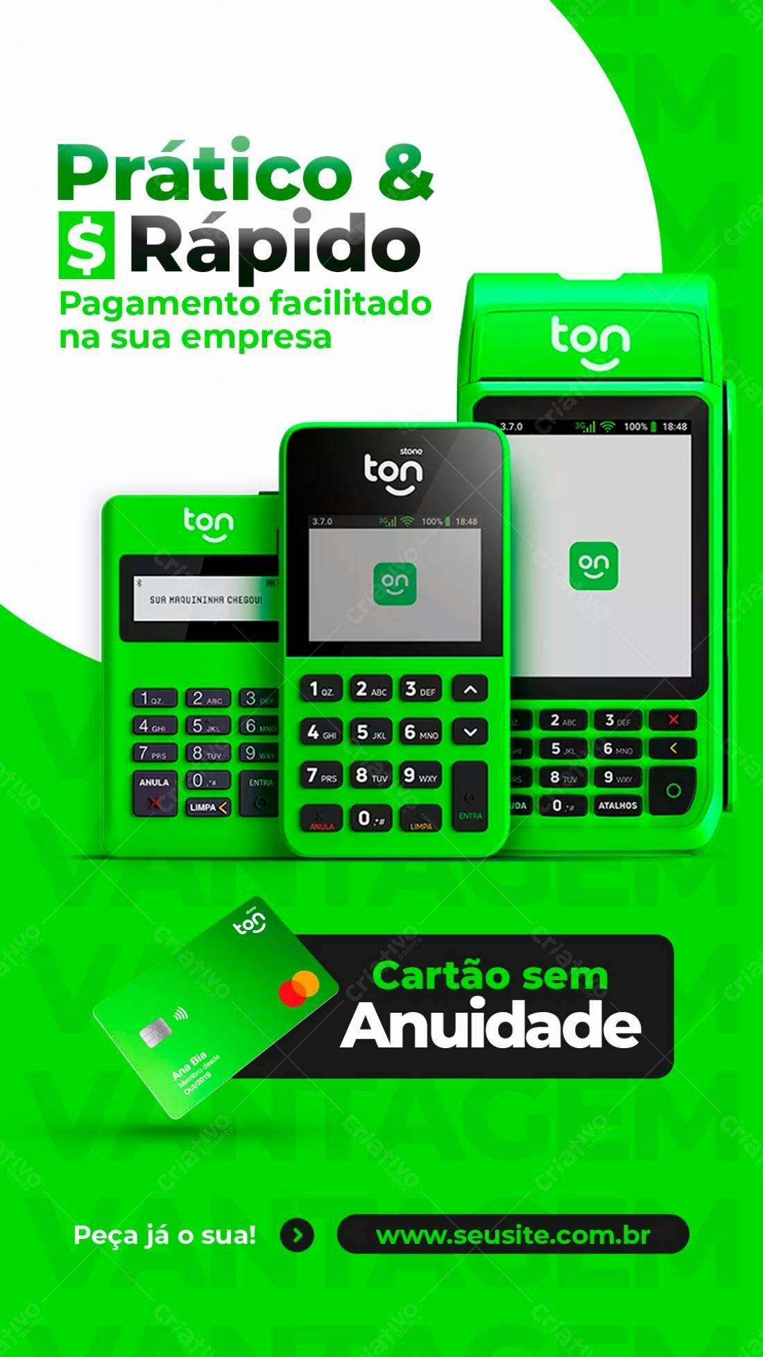 Flyer Pagamento Digital PSD Editável