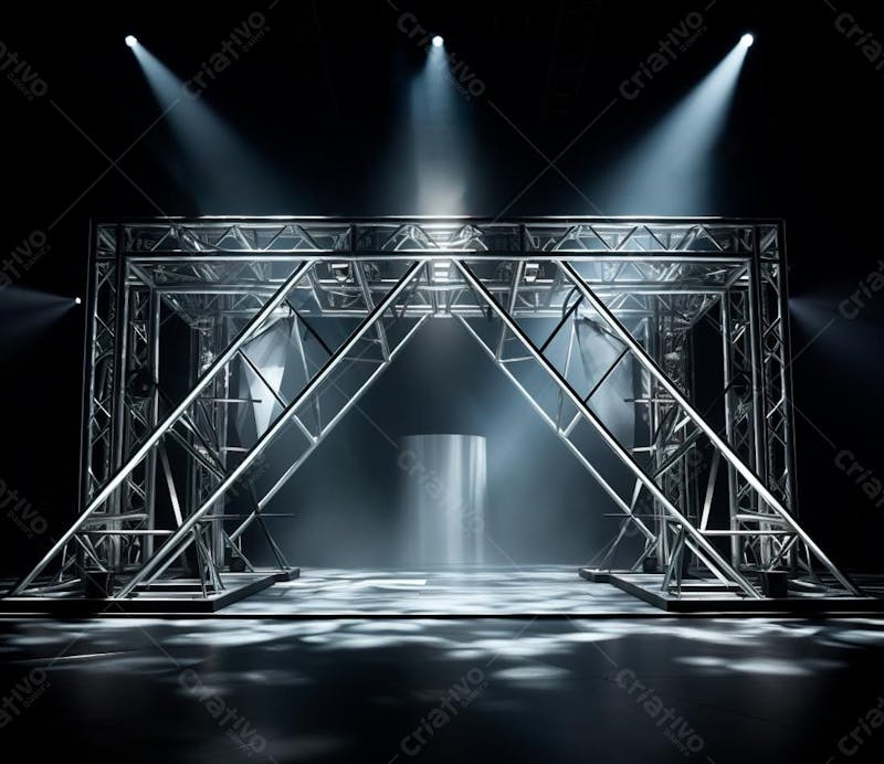 Fotografia de estrutura de ferro, estilo de palco de metal 109