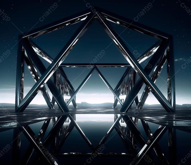 Fotografia de estrutura de ferro, estilo de palco de metal 115