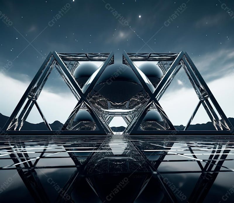 Fotografia de estrutura de ferro, estilo de palco de metal 129