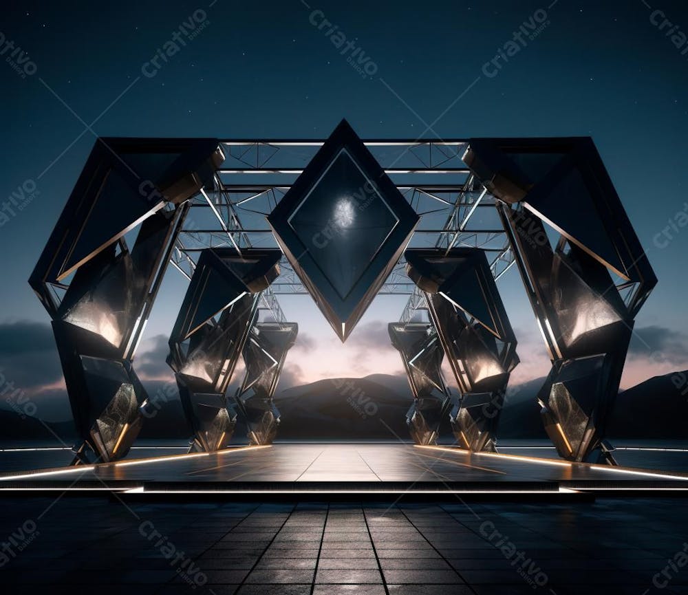 Fotografia De Estrutura De Ferro, Estilo De Palco De Metal 131