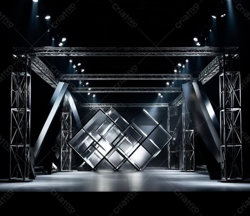 Fotografia de estrutura de ferro, estilo de palco de metal 137