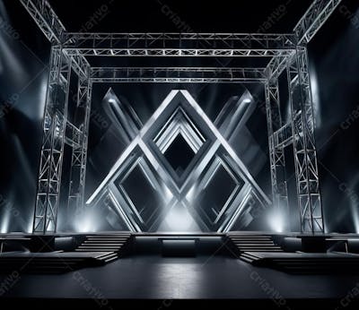 Fotografia De Estrutura De Ferro, Estilo De Palco De Metal 144