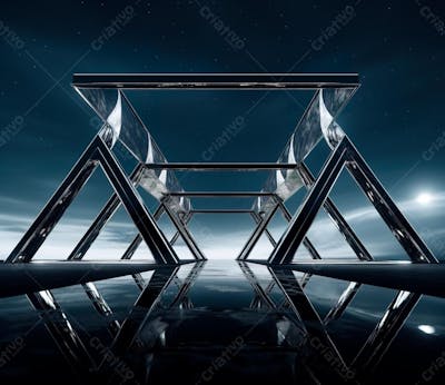 Fotografia De Estrutura De Ferro, Estilo De Palco De Metal 156