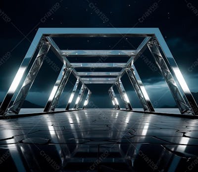 Fotografia De Estrutura De Ferro, Estilo De Palco De Metal 166