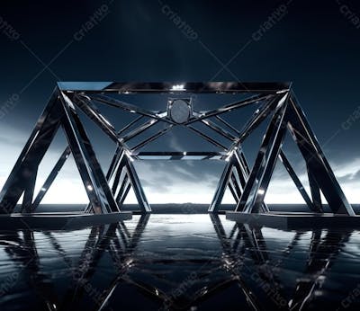 Fotografia De Estrutura De Ferro, Estilo De Palco De Metal 184