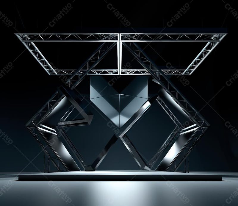 Fotografia de estrutura de ferro, estilo de palco de metal 194